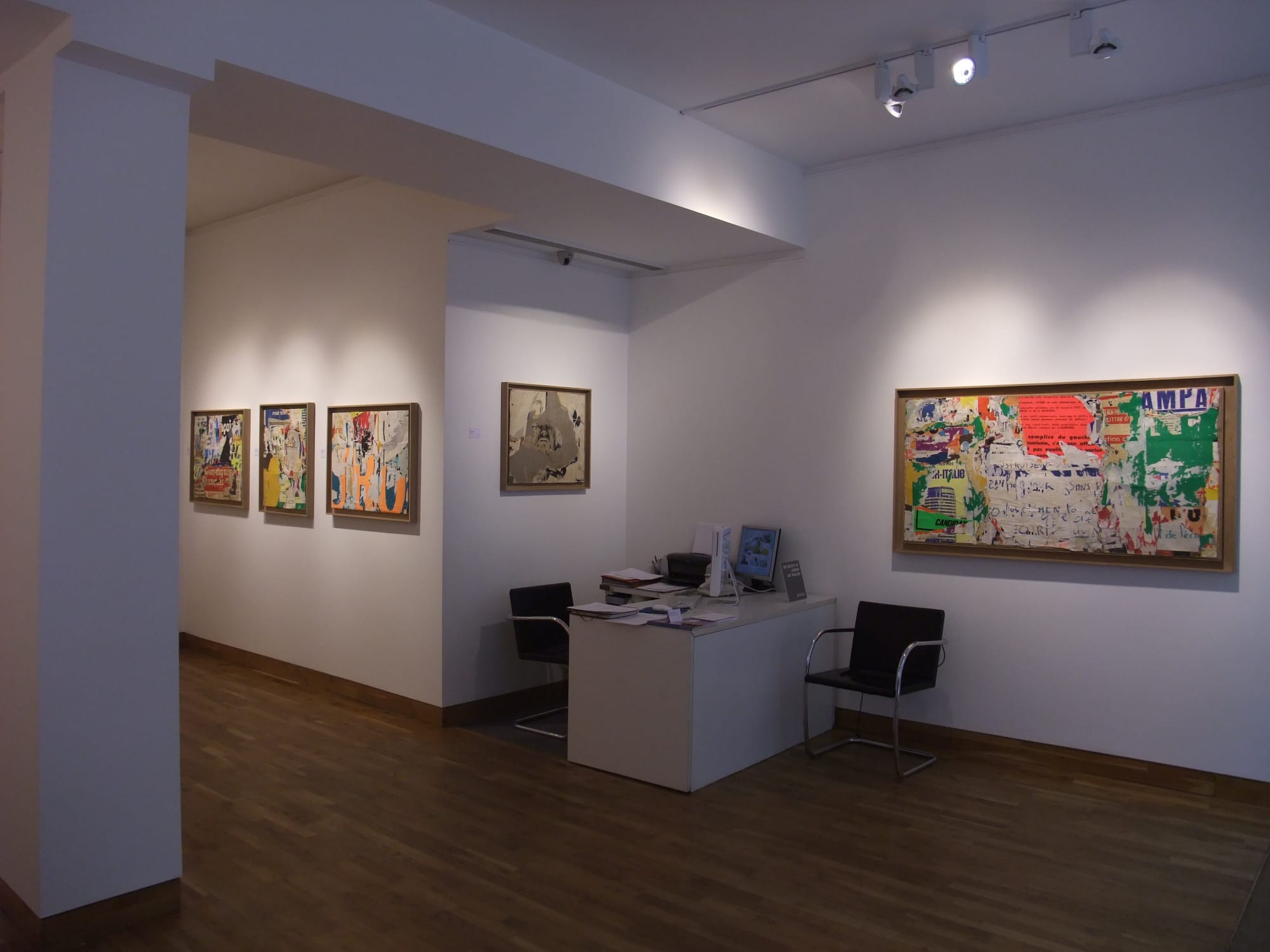 MIMMO ROTELLA & JACQUES VILLEGLÉ Installation View
