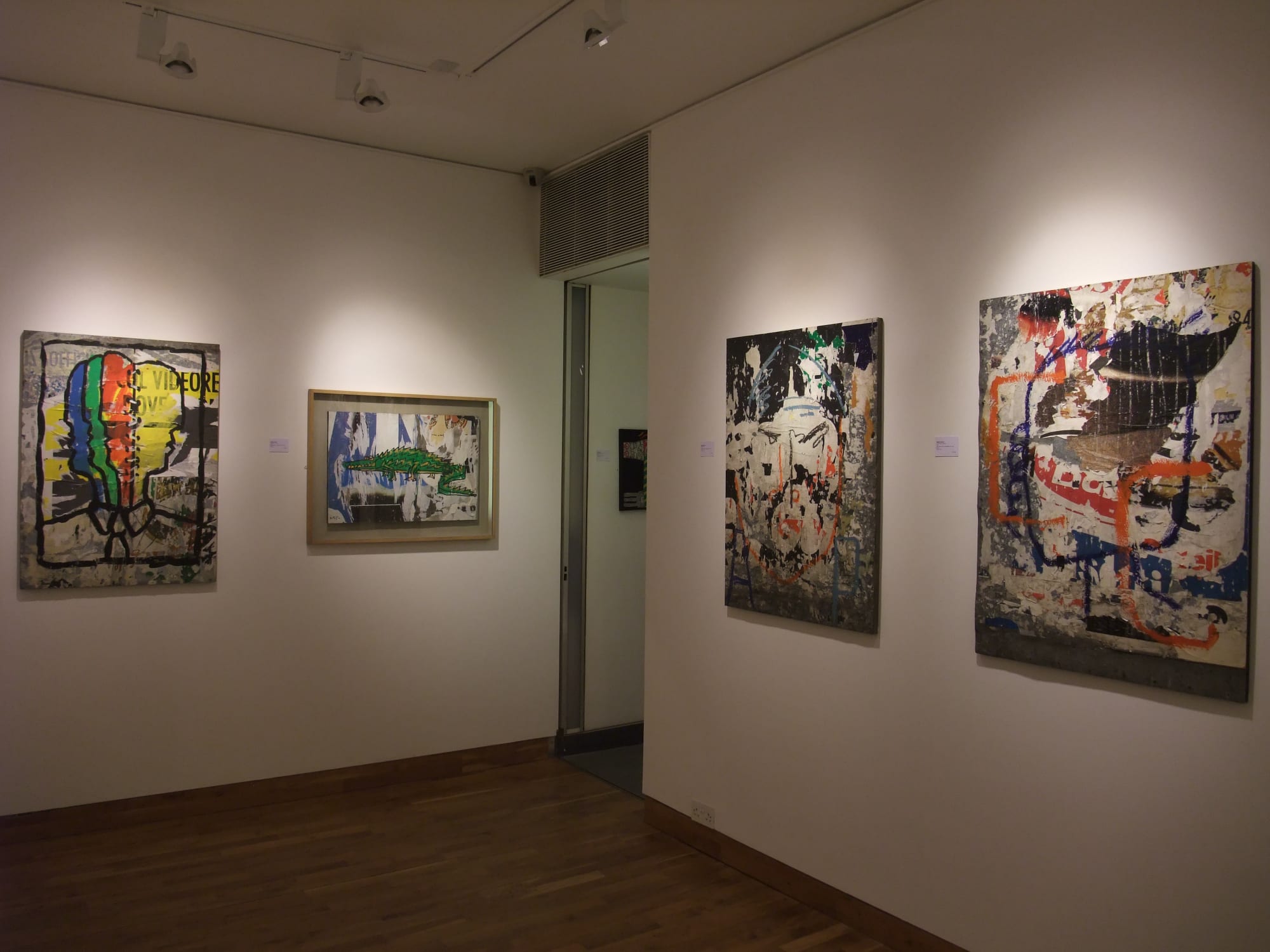 MIMMO ROTELLA & JACQUES VILLEGLÉ Installation View