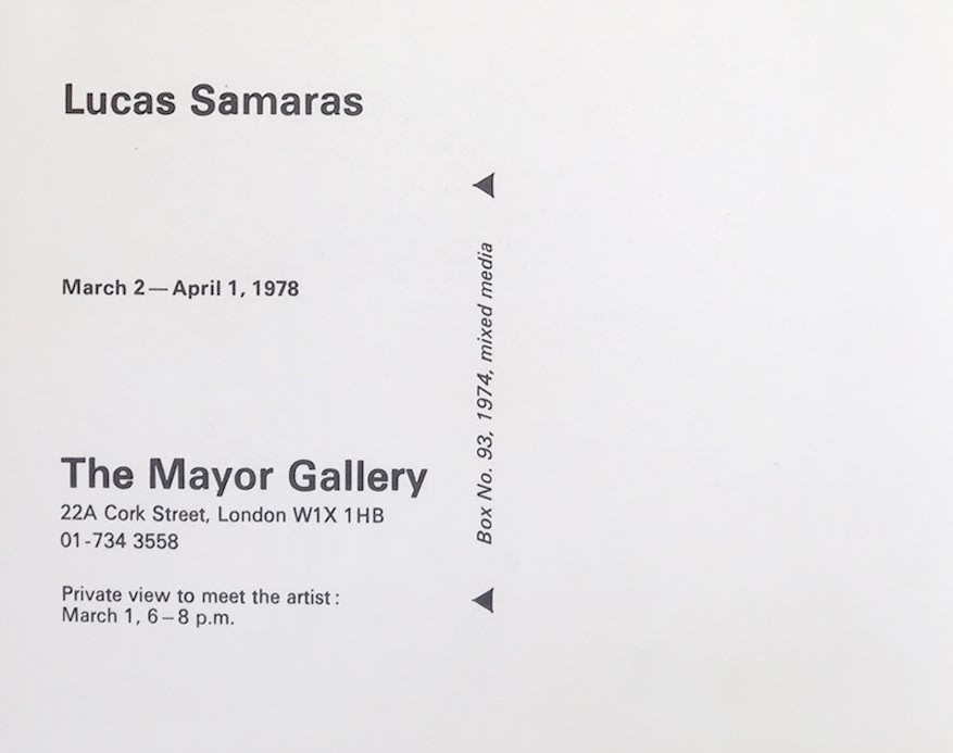 Lucas Samaras