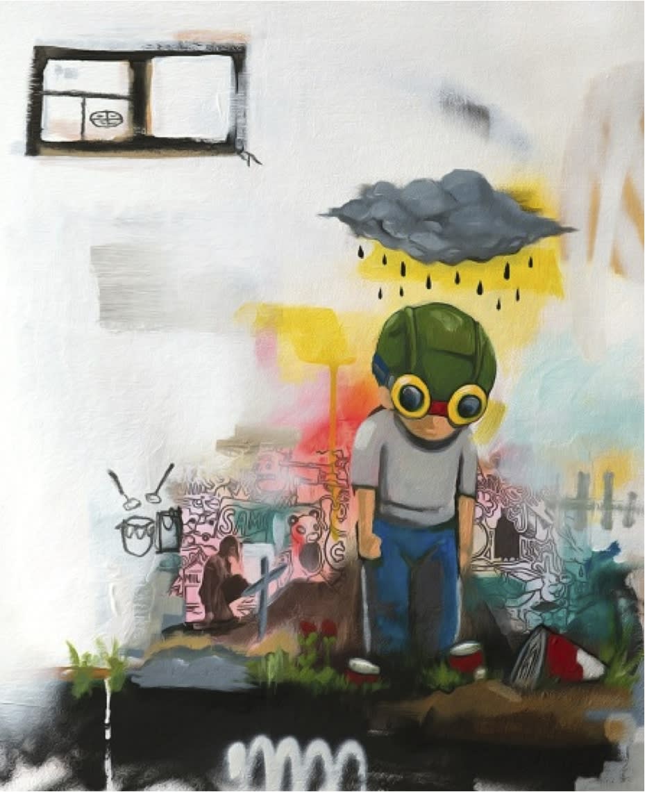 Hebru Brantley Monsoon/Typhoon, 2014