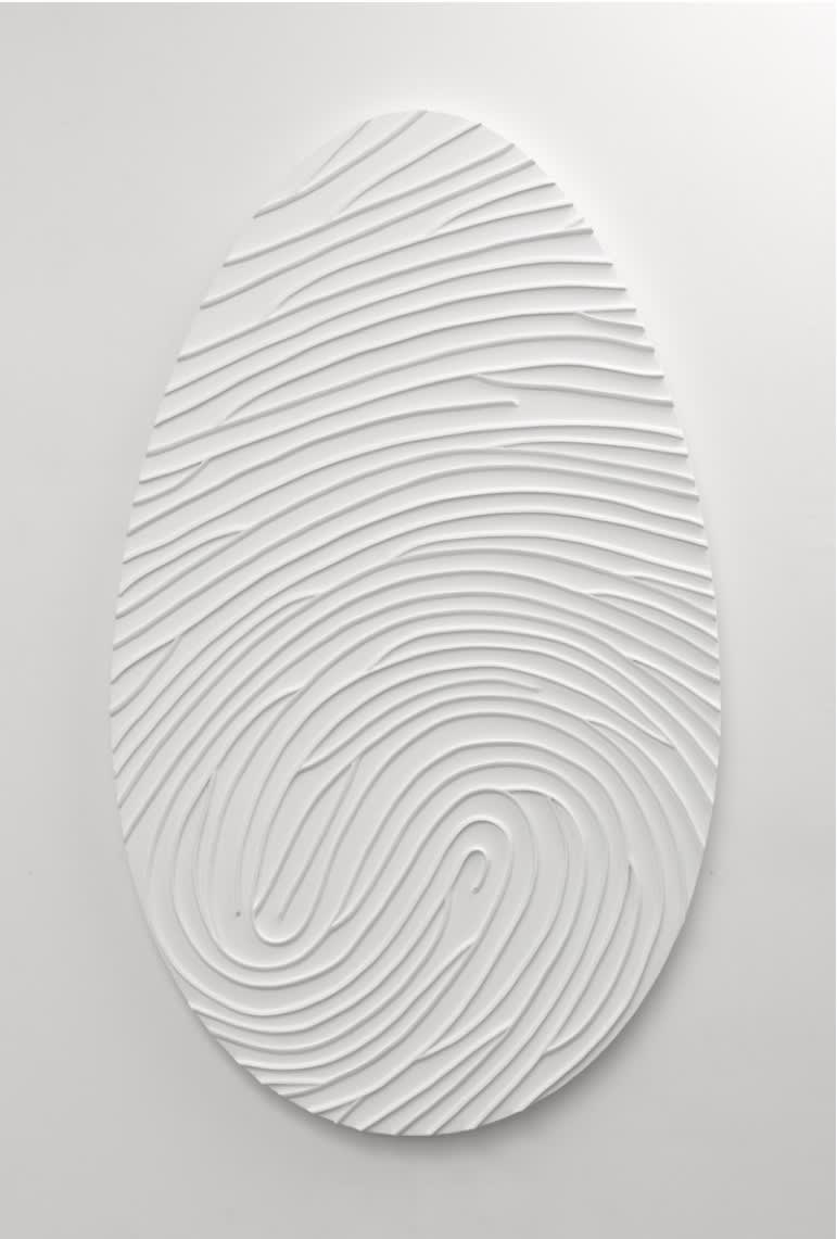 Marc Quinn Labyrinth Painting XX180 Monochrome, 2011