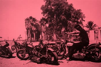 Russell Young Lost Angel #2 - Fight pink + Black, 2014