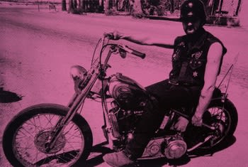 Russell Young Lost Angel #3 - Ocean pink + Black, 2014