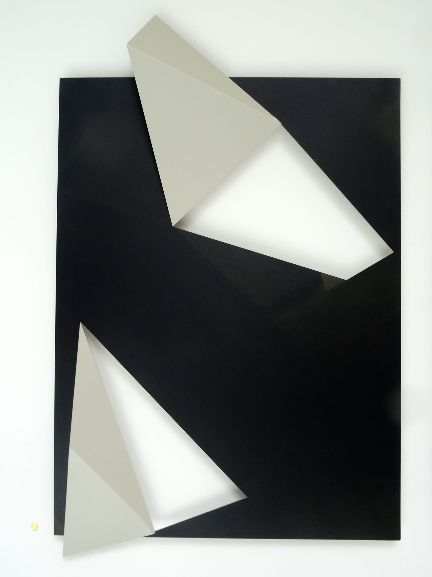 Urban Tectonic No.4, 2018 Cut and Folded Printed Aluminium Plate 42 1/10 × 28 7/10 in 107 × 73 cm