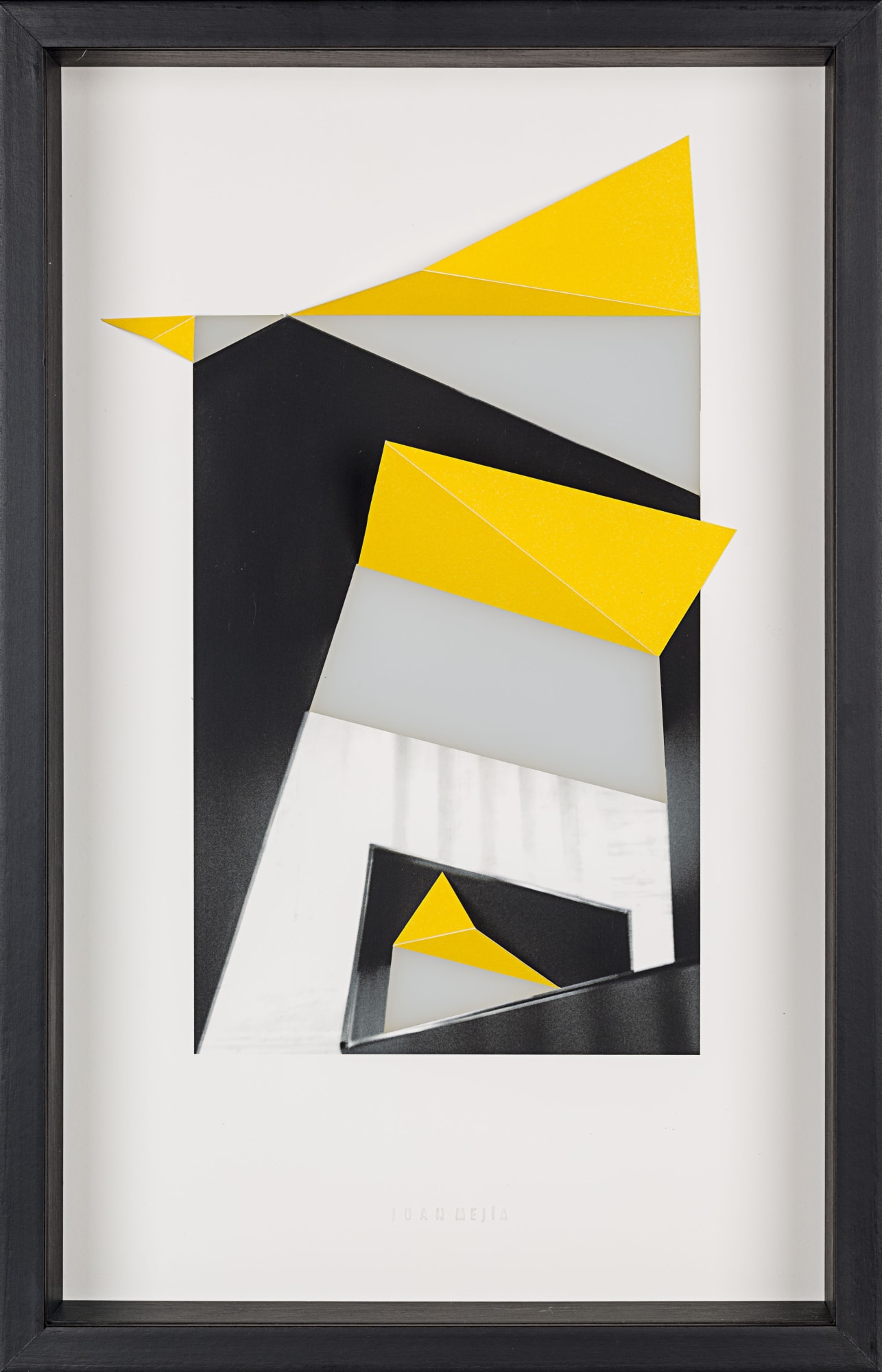 The Colour of the Shadow No. 6, 2016 Folded Photo + spray 19 7/10 × 12 3/5 in 50 × 32 cm