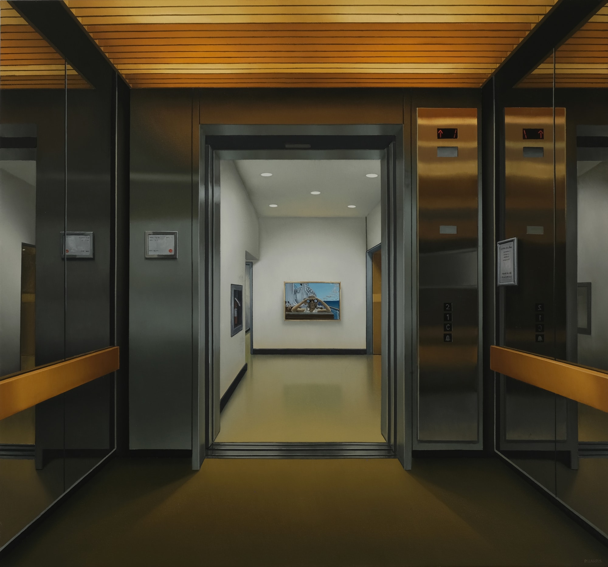 PETER HARRIS, Elevator onto Colville, 2024