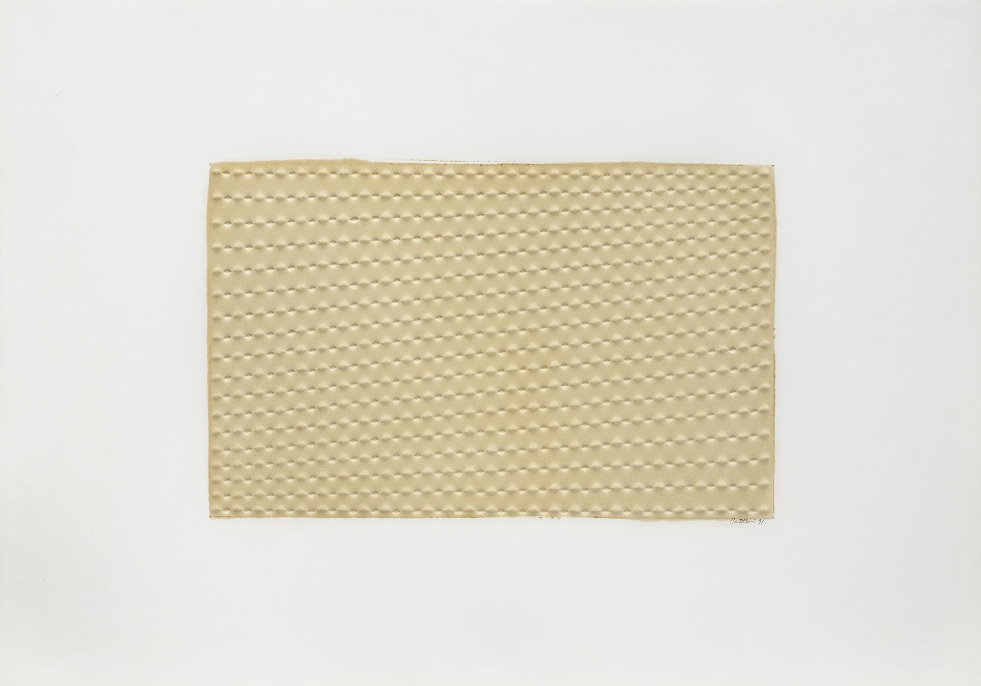 Enrico Castellani, Untitled, 1971