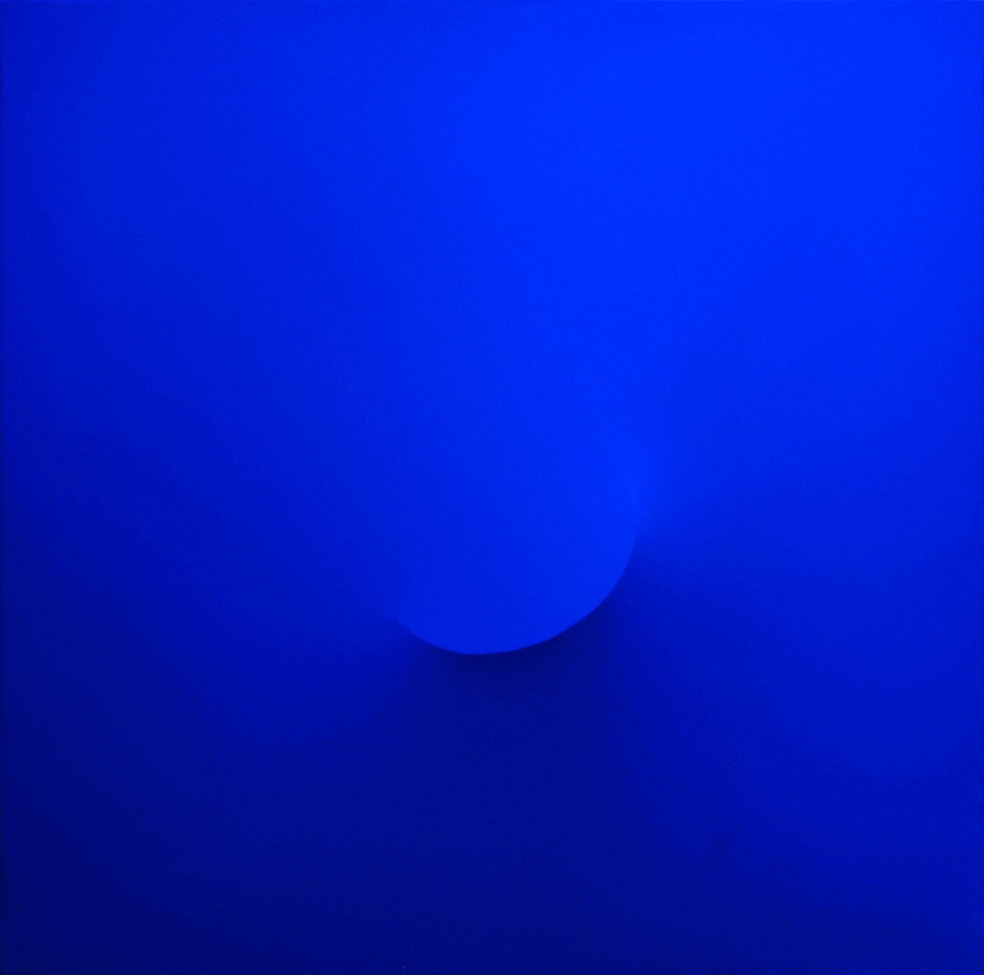 Turi Simeti Un ovale blu, 2005