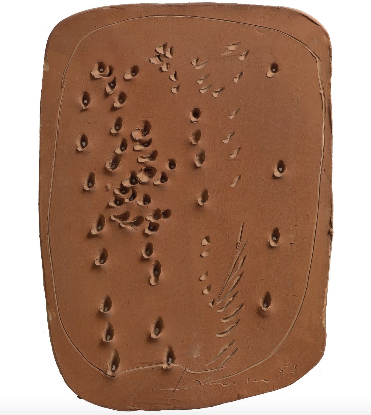 Lucio Fontana Concetto spaziale, 1955