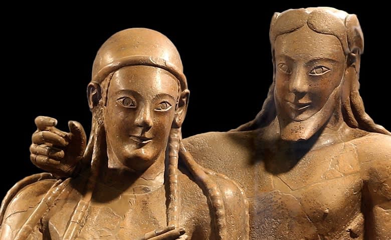Sarcophagus of the Spouses , National Etruscan Museum, Rome