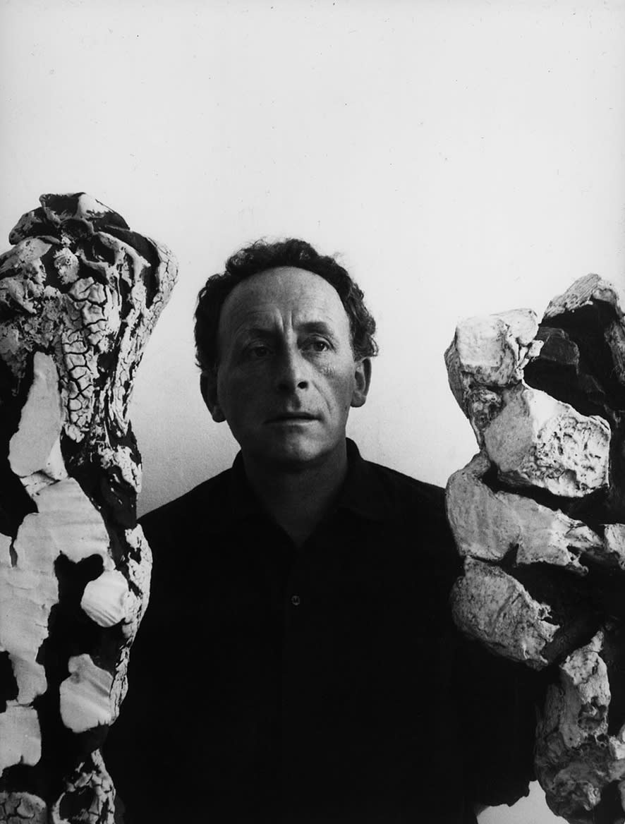 Details of Amanti antichi (1965), exhibition at the Galleria d'Arte Maggiore g.a.m., Bologna, 2017. © Galleria d'Arte Maggiore g.a.m.