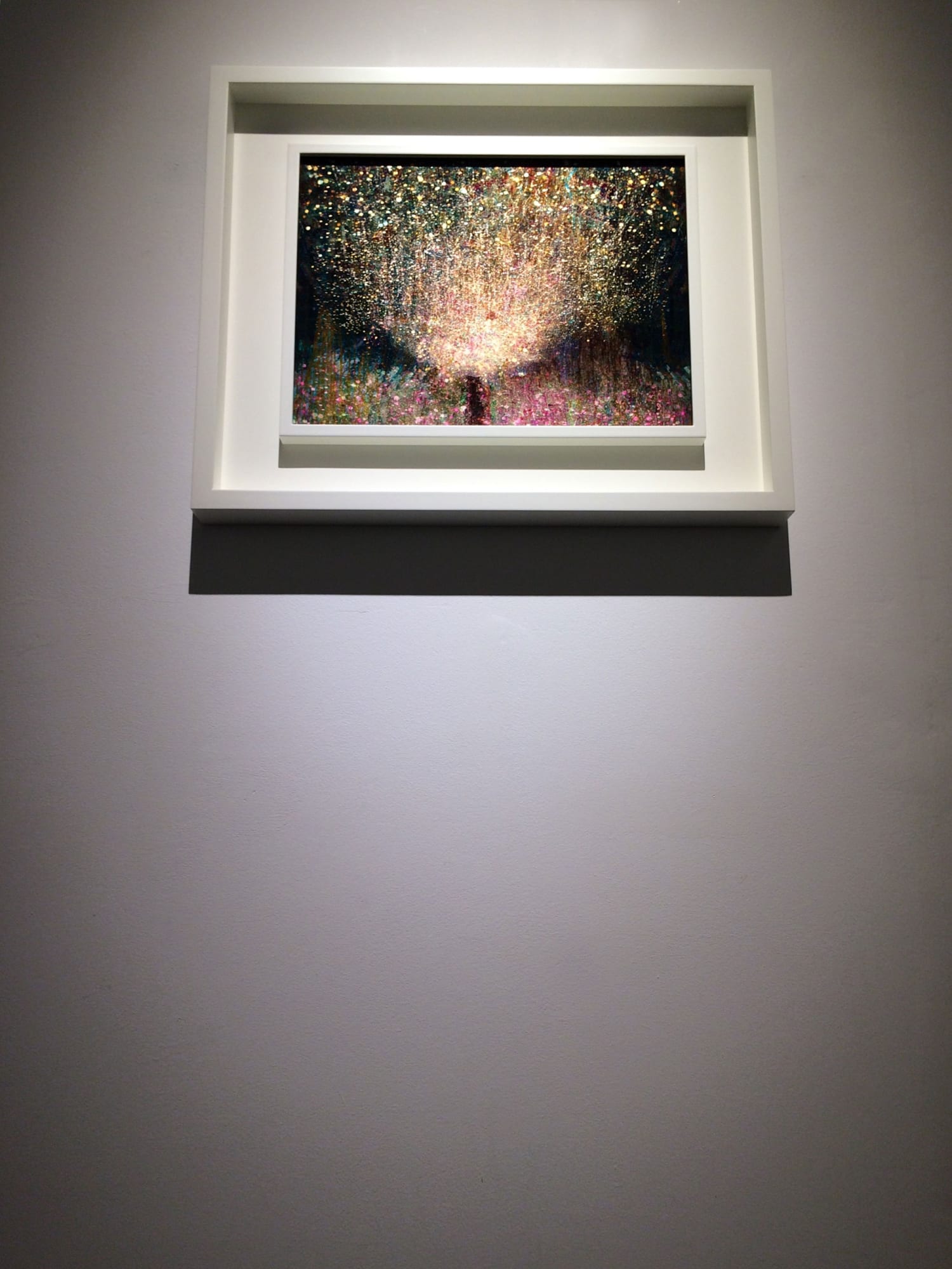 INFLORESCENCE with Lemon, Red & White Gold leaf