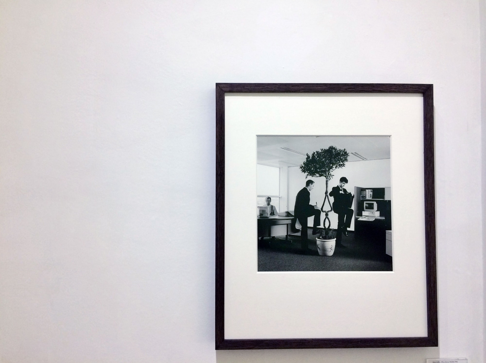 Brian Griffin, OFFICE DANCE, Stockley Park, London, 1986 Gelatin Silver Print, Framed