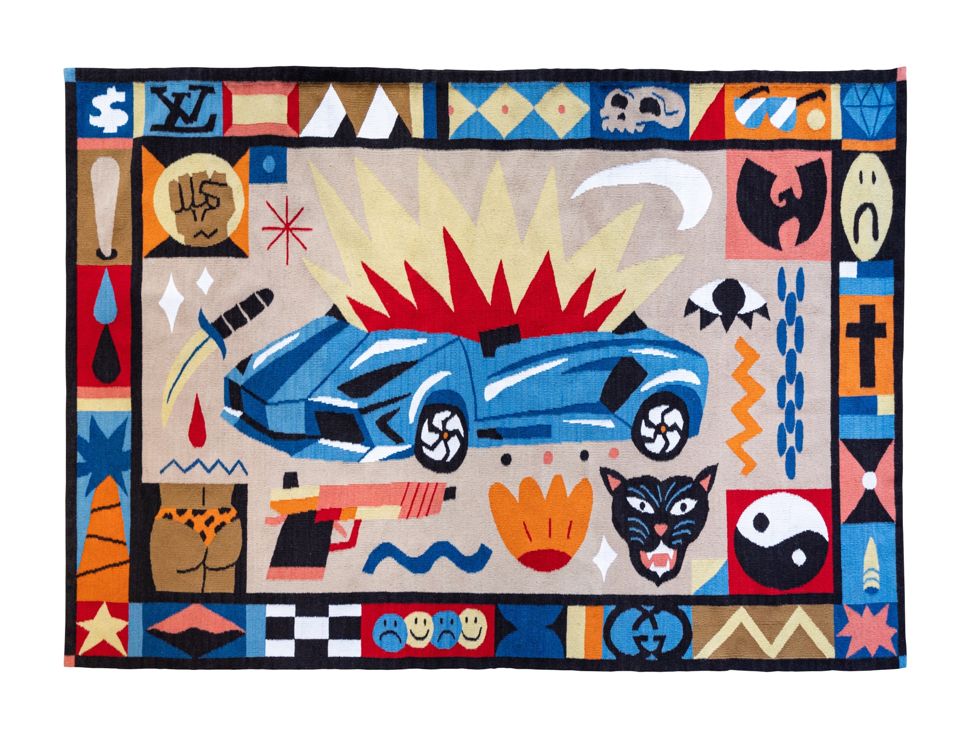 Lambo, 2019, tapestry, 120 x 170 cm