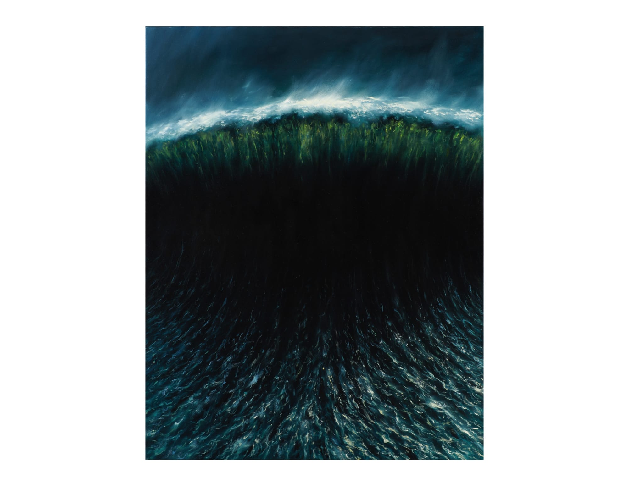 The Wave 2 2020 oil on canvas 70 x 90 cm