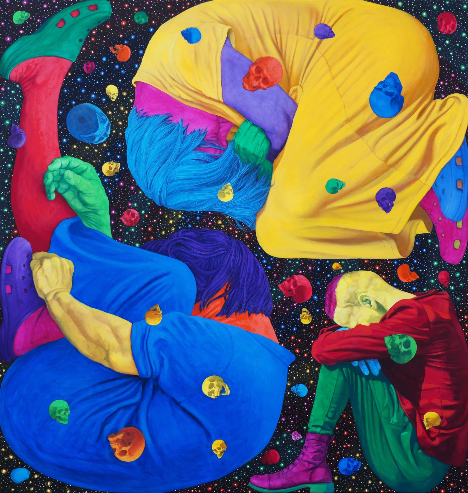 ROMAN TOLICI Dream of Immortality 2019 oil on canvas 200 x 190 cm