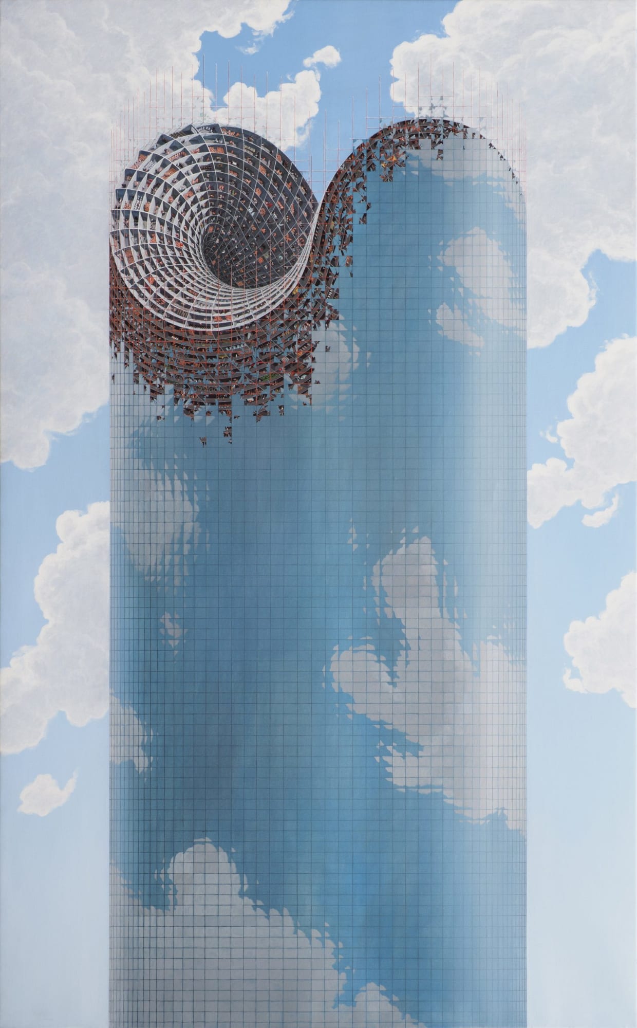 ROMAN TOLICI There Is No Hope 2014 oil on canvas 242 x 150 cm