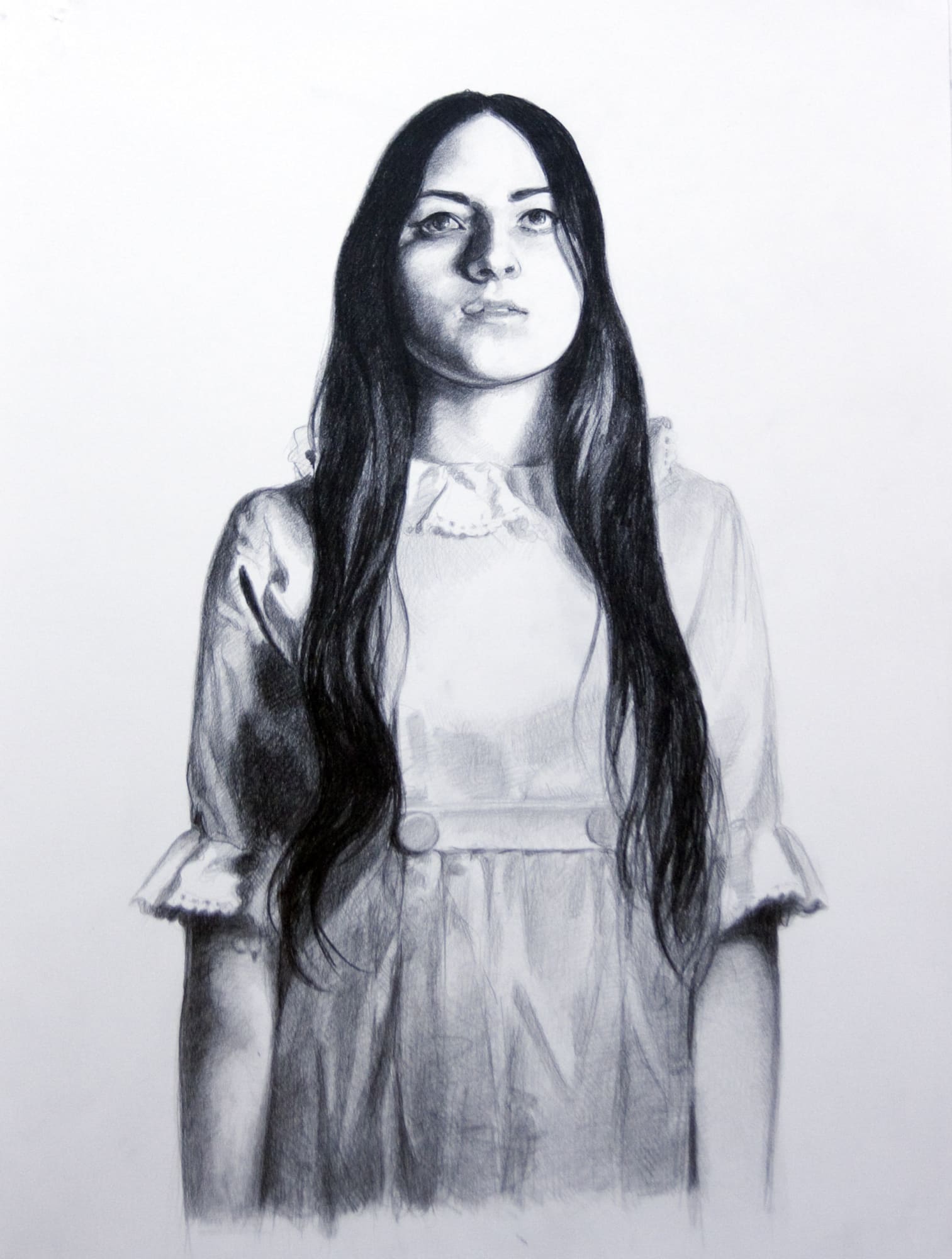 Mercedes Helnwein Shelby Pencil on paper 24 x 20