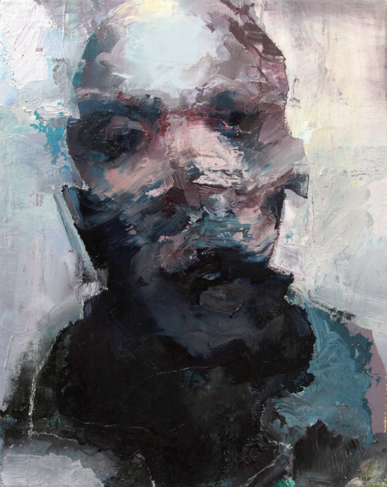Cian McLoughlin Tronie - Head of a man Oil on canvas 17 x 13.5 inches