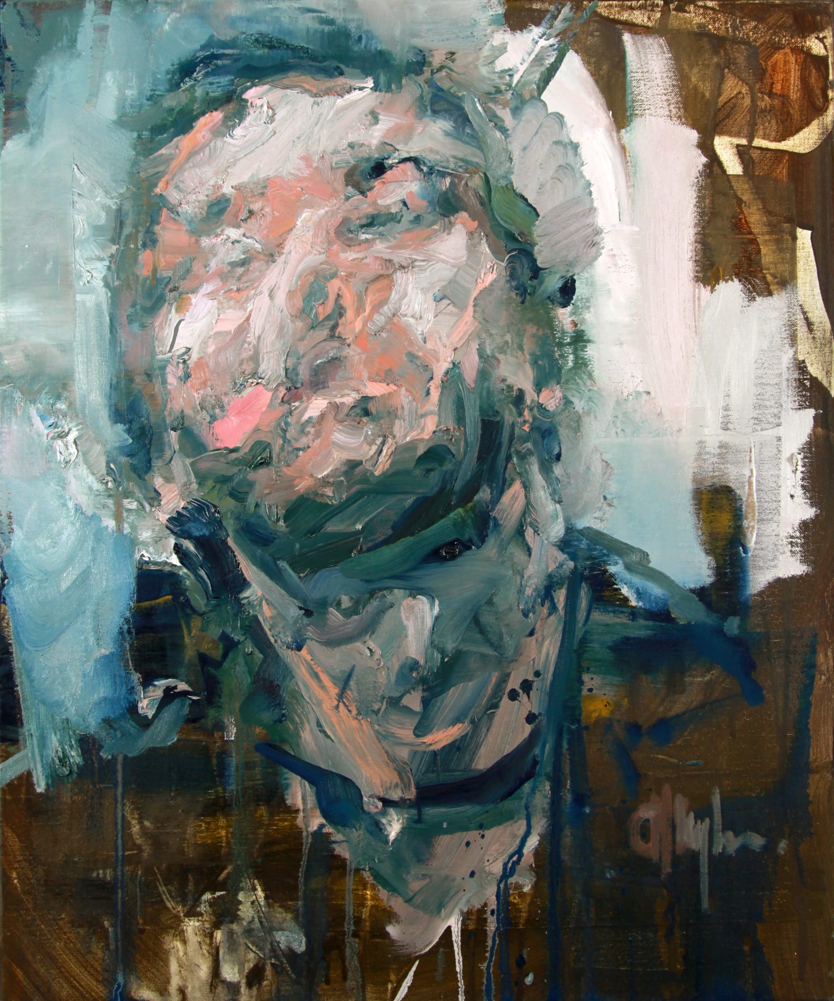 Cian McLoughlin Tronie - Head of a man Oil on canvas 24 x 20 inches