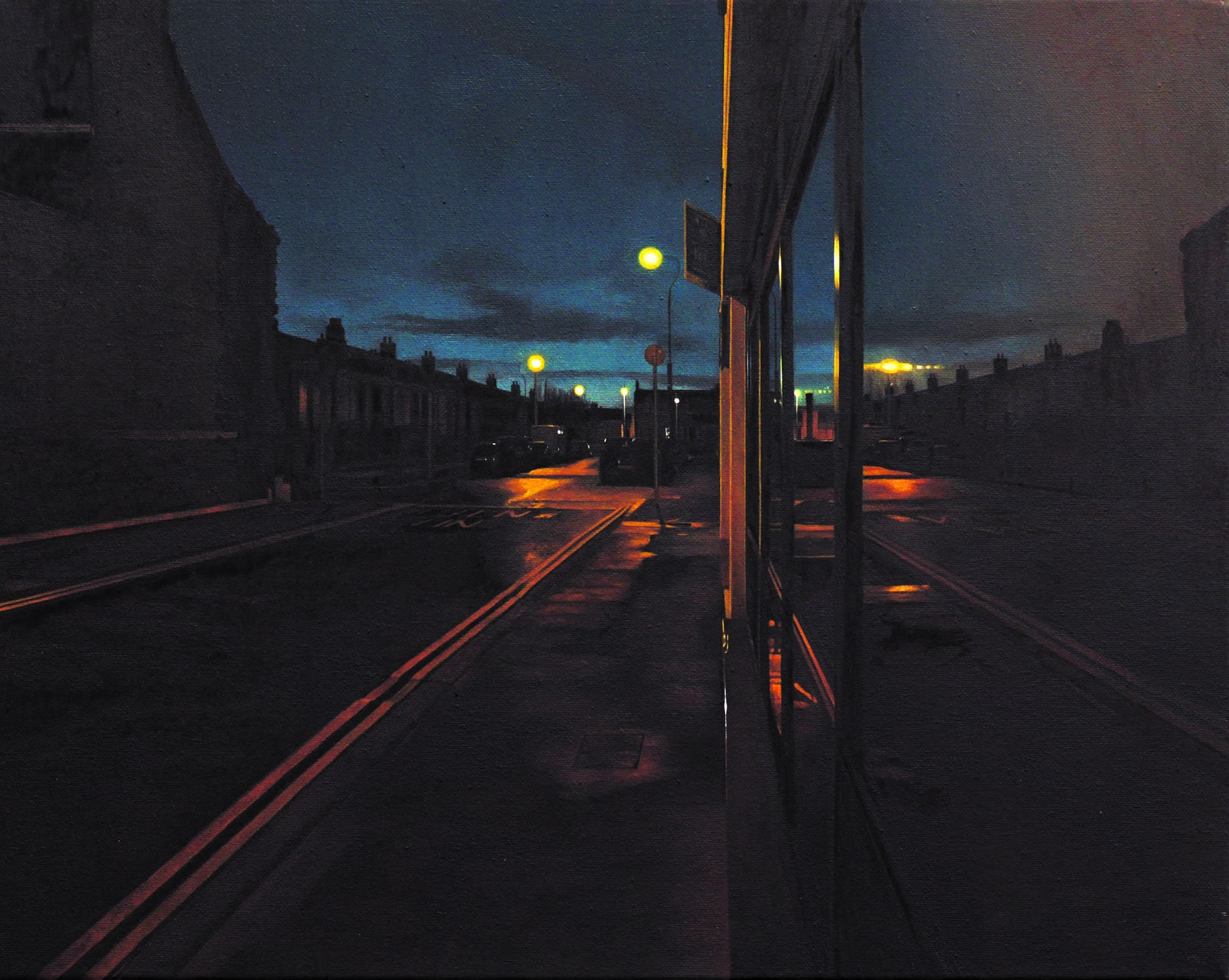 Francis Matthews Pleasants Street Oil on canvas 40 x 50 cm