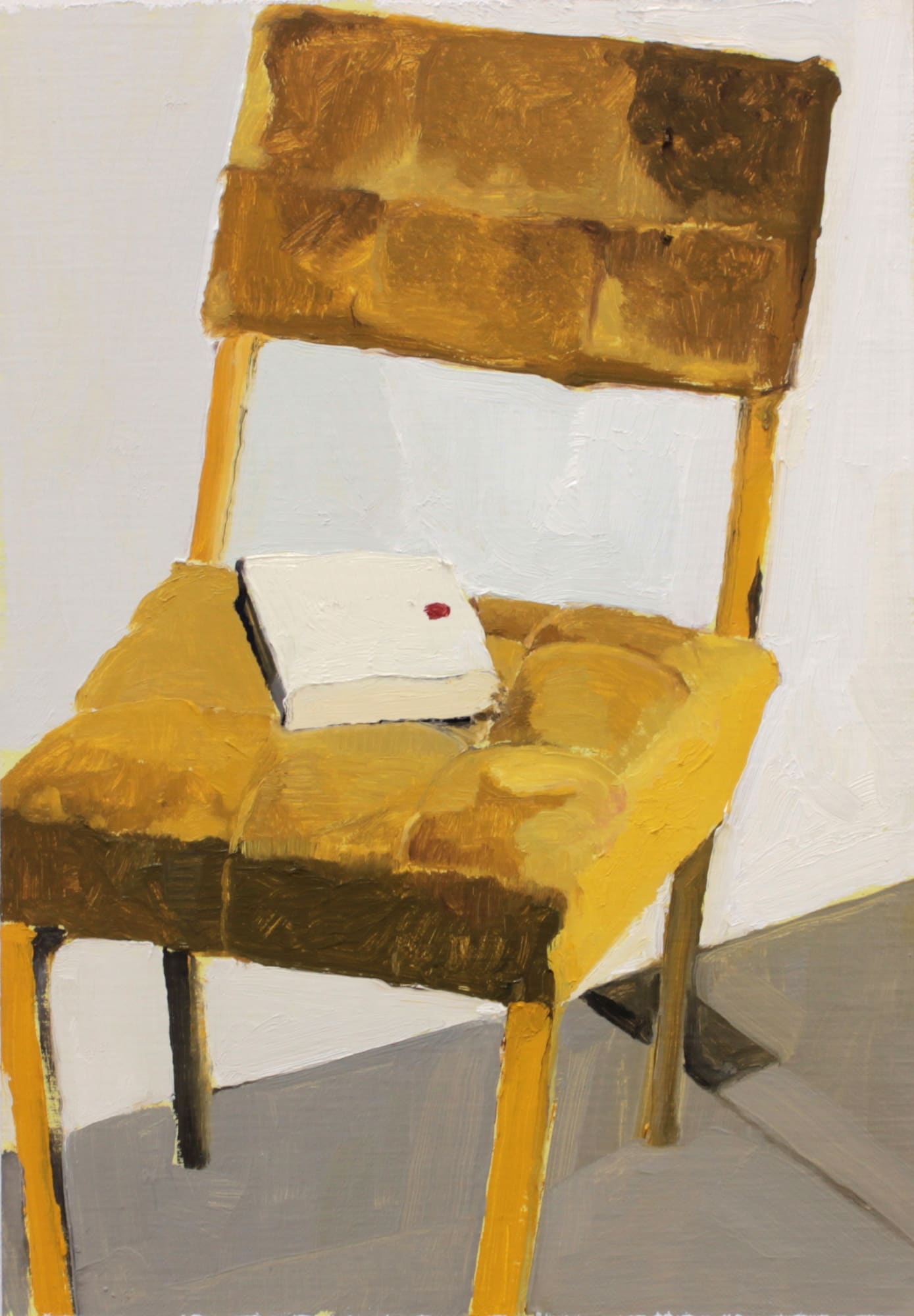 Mollie Douthit It's a joke Oil on linen panel 30 x 20 cm