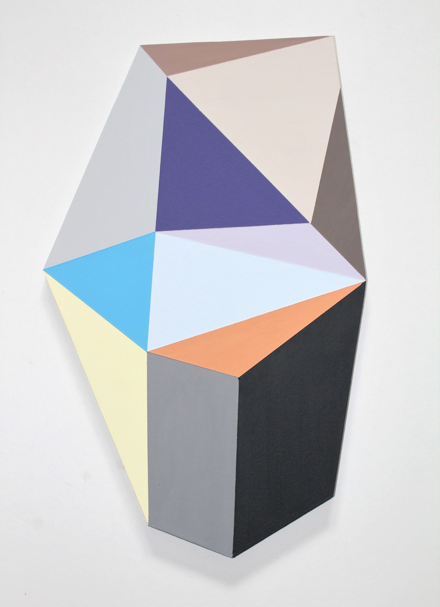 Megan Burns, Altered space 0.10, emulsion on board, 41 x 25 cm