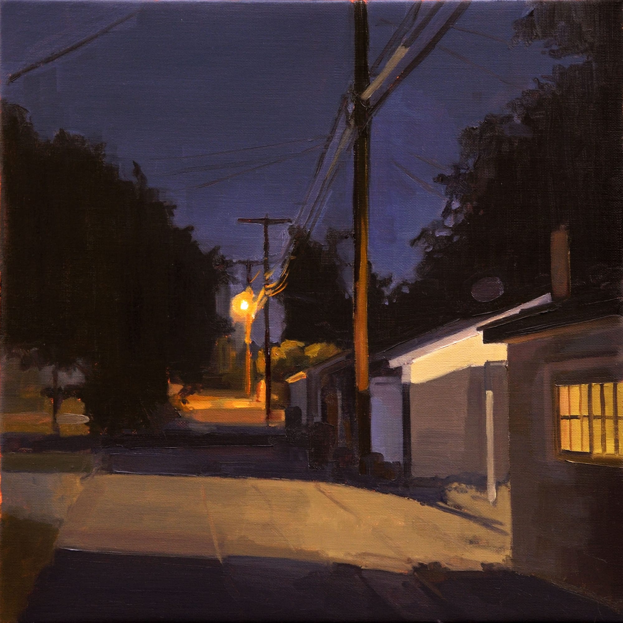 Maeve McCarthy The Lane Oil on canvas 40 x 40 cm