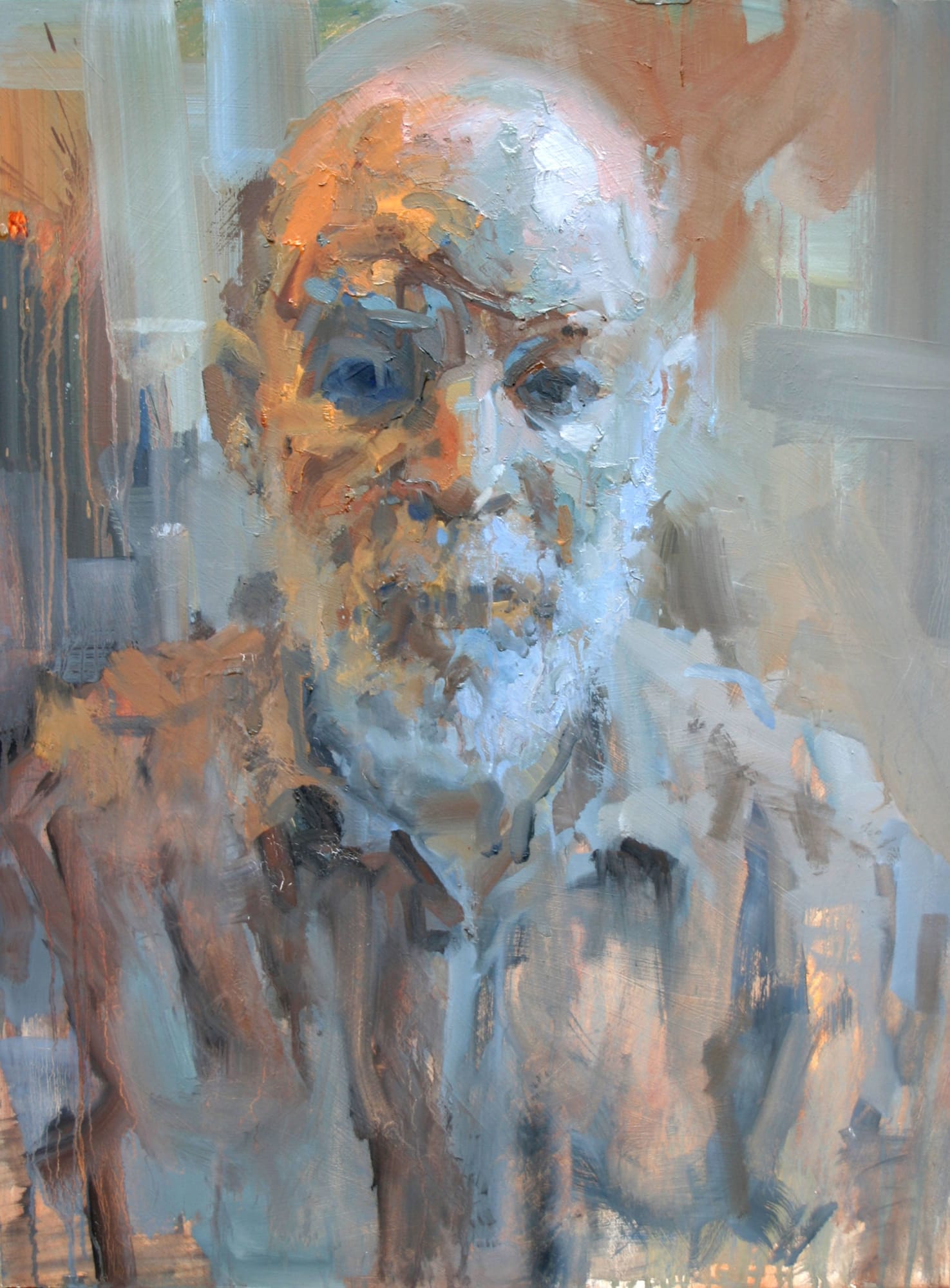 Cian McLoughlin Sam Hannon II Oil on board 80 x 60 cm