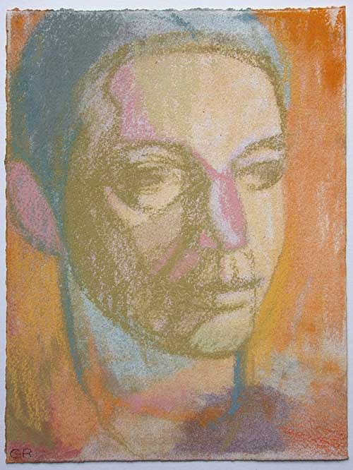 Gareth Reid Even still Chalk on paper