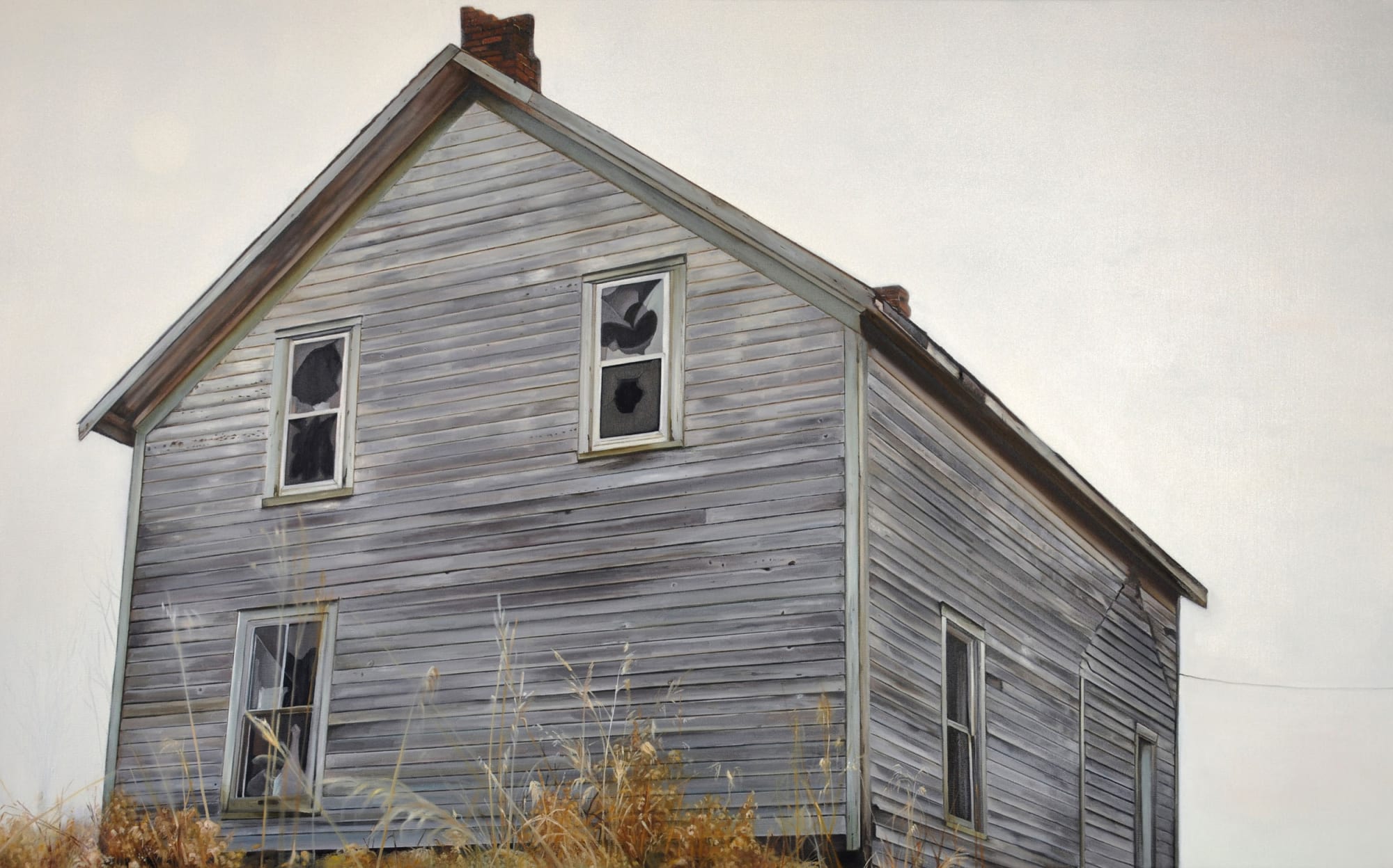 Jennifer Trouton Fallow III Oil on canvas 76 x 120 cm