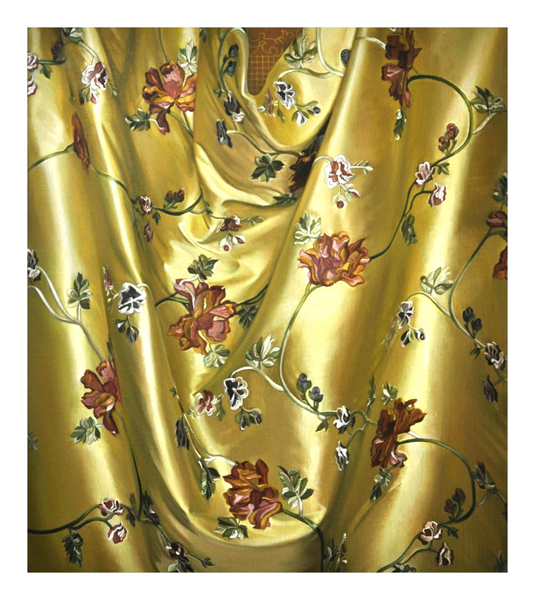 Jennifer Trouton Huddled Masses III Oil on linen 46 x 41 cm