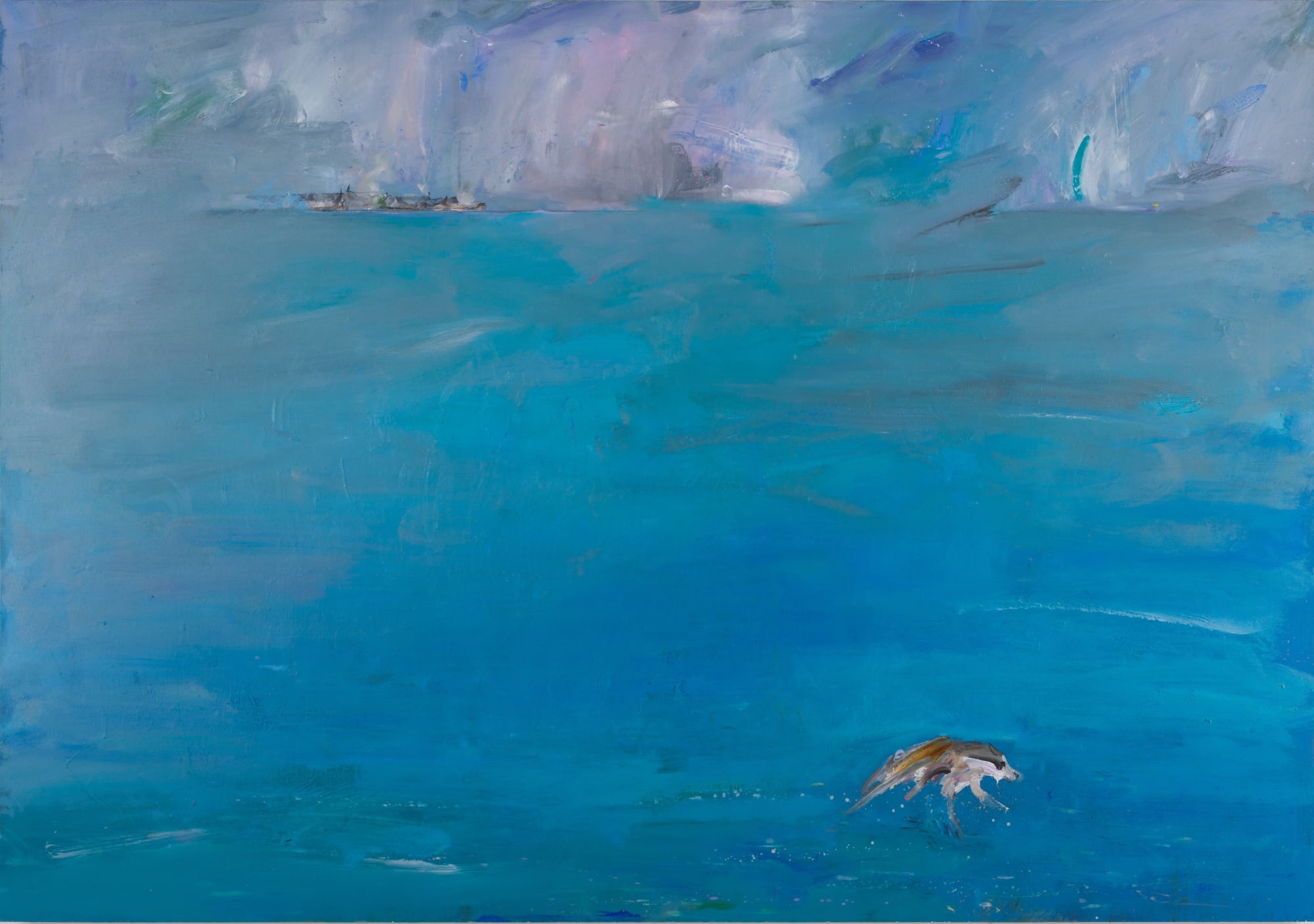 Gabhann Dunne Station Island Oil on gesso panel 70 x 100 cm