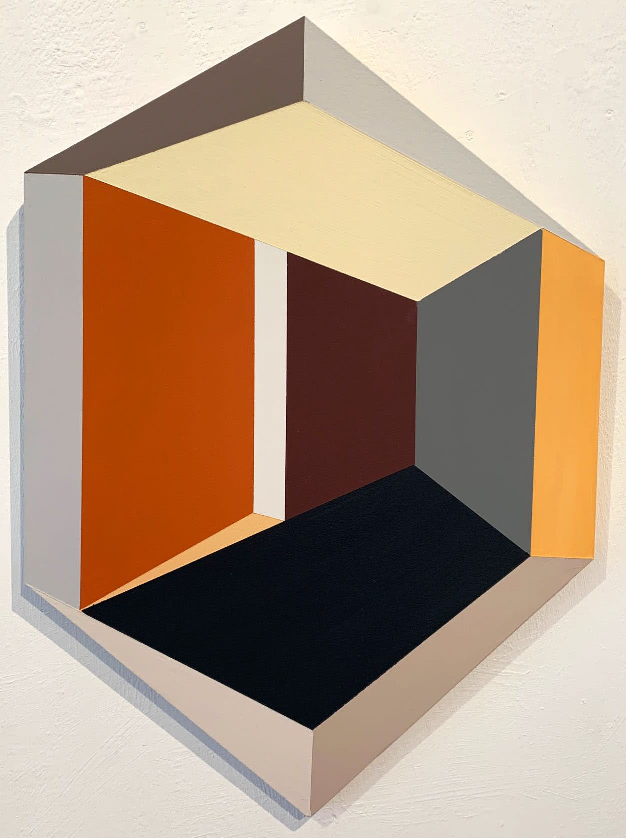 Megan Burns Altered space 0.8 Oil on board 42 x 30 cm