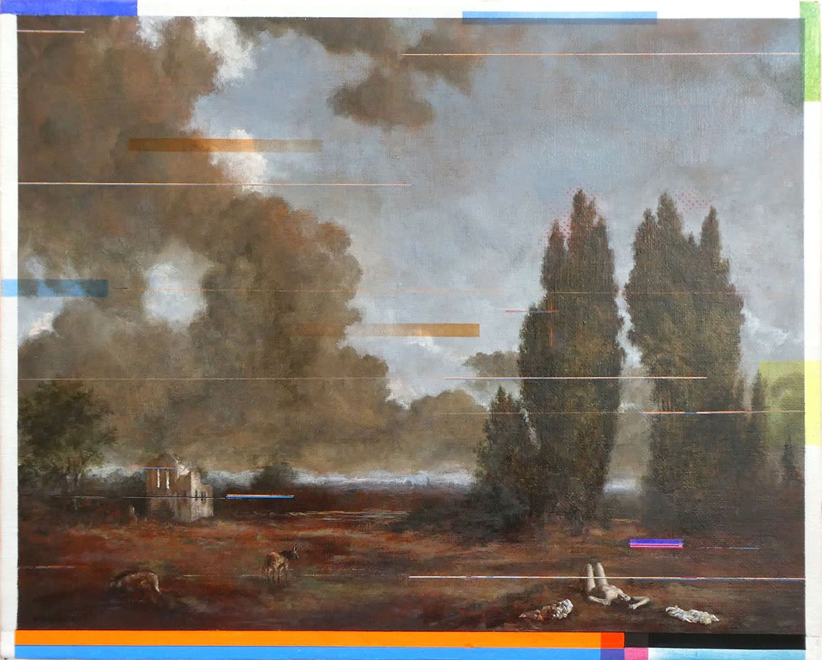 Sean Molloy Freiwild Oil on canvas 24 x 30 cm