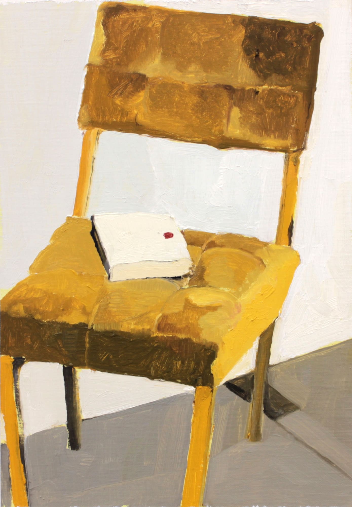 Mollie Douthit It's a joke Oil on linen panel 30 x 20 cm