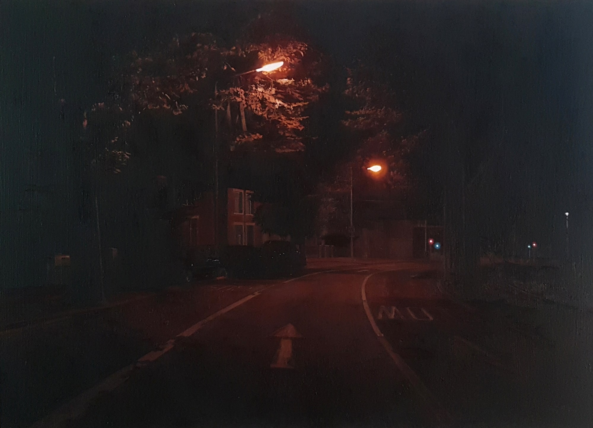 Francis Matthews Mobhi Oil on wood 35 x 48 cm