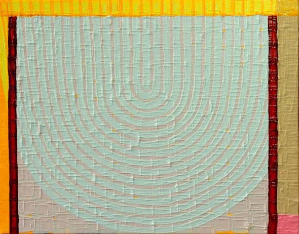 Helen Blake Folded neatly Oil on linen 20.5 x 25.5cm