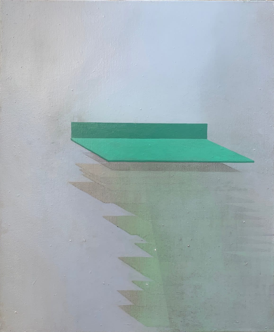 Gillian Lawler Platform II Oil on canvas 50 x 40 cm