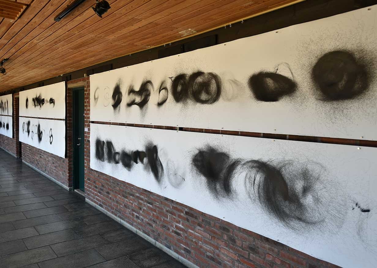 VII Biennale Herning, Socle du monde, To Challenge The Earth, The Moon & The Stars.