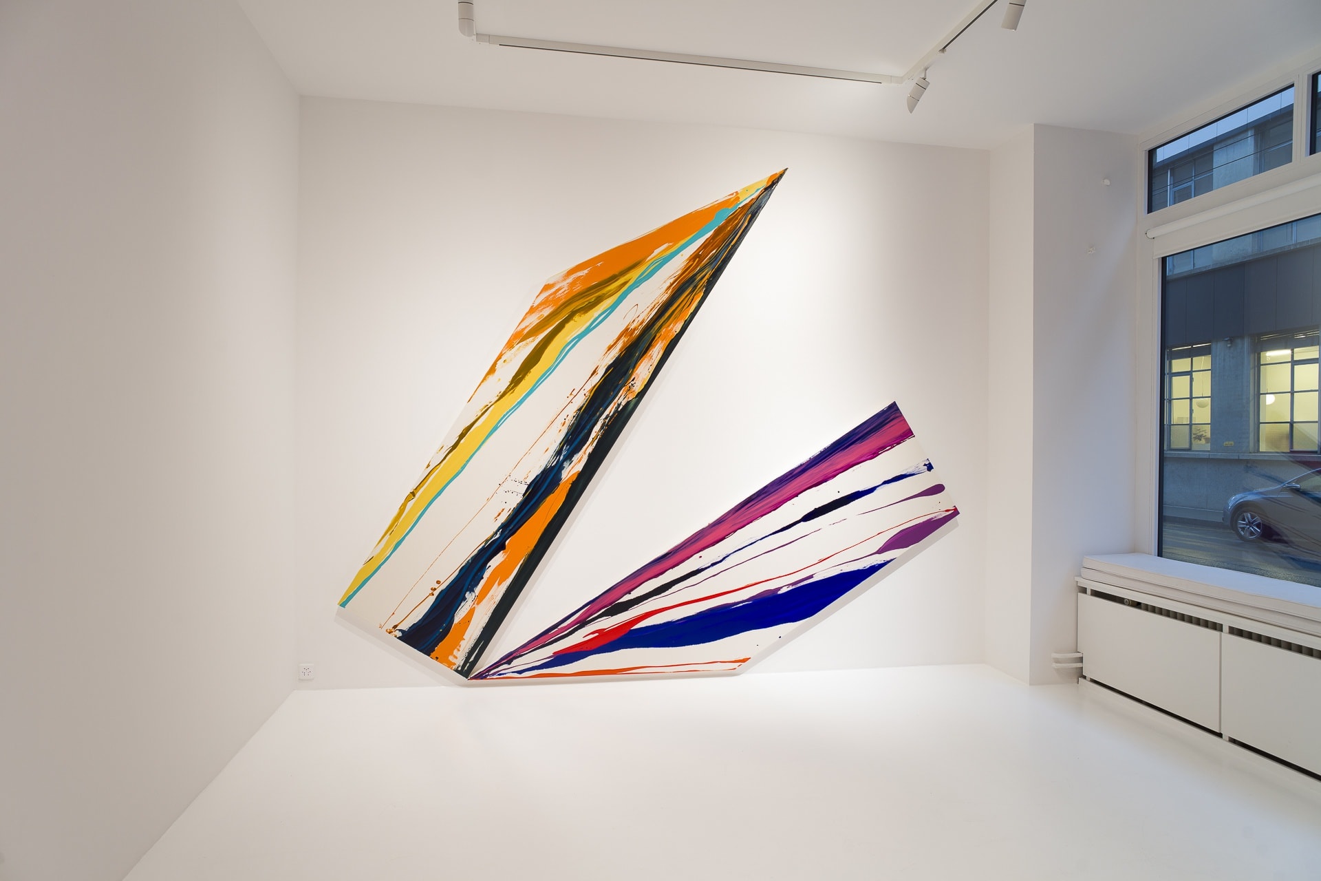 Some perspectives on painting: Borgeaud - Frize - Varini