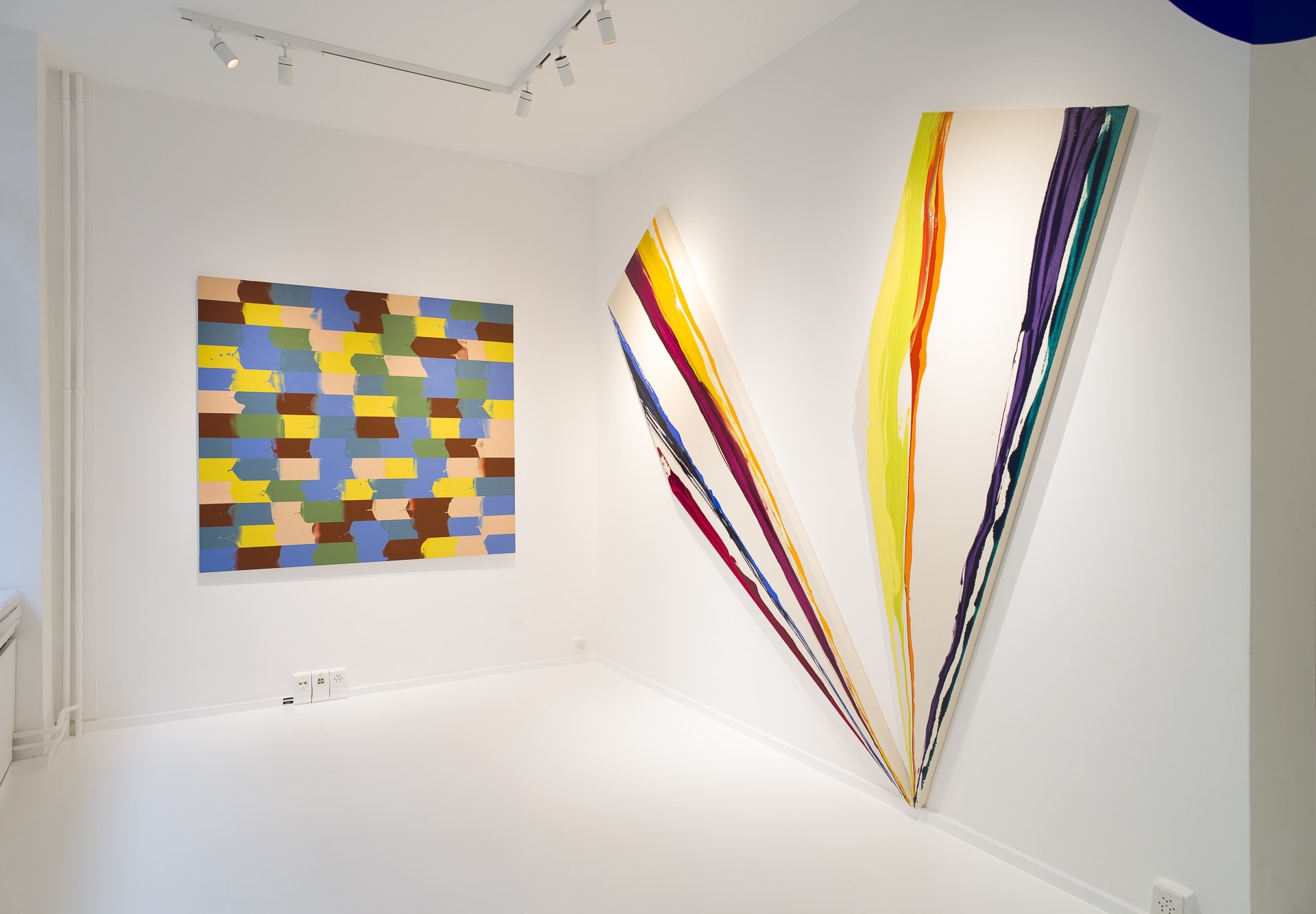 Some perspectives on painting: Borgeaud - Frize - Varini