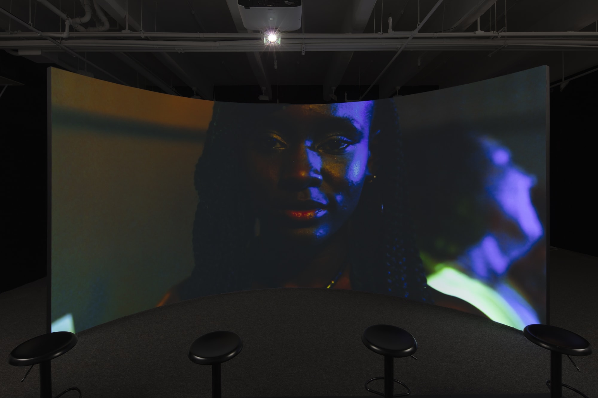 Installation view: Terence Nance, Univitellin, 2016.