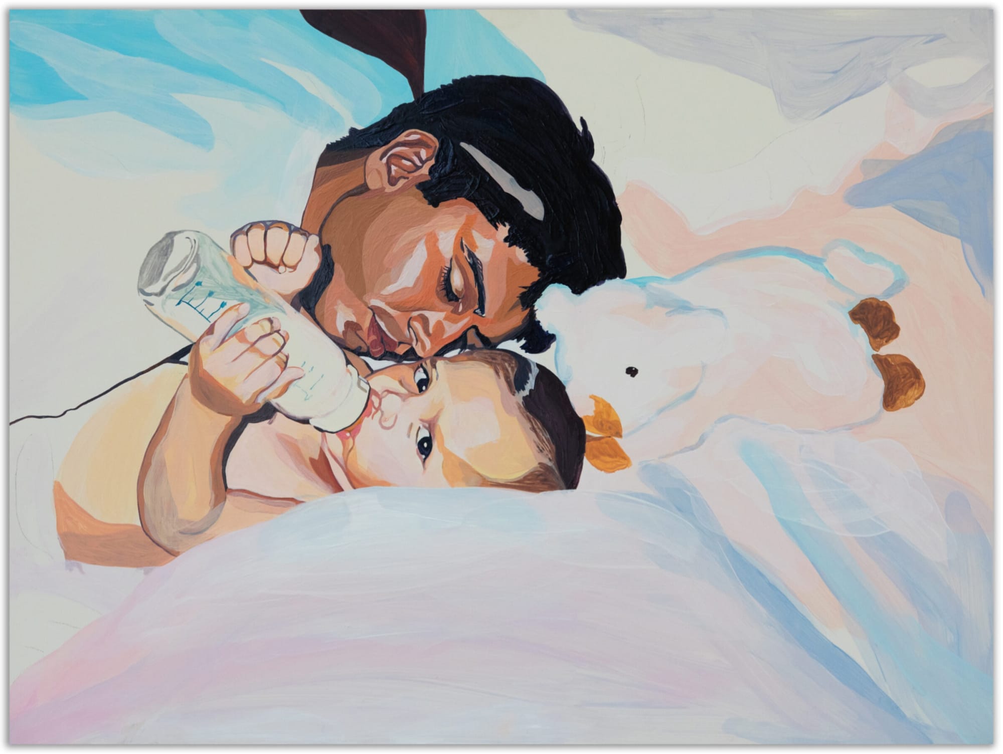 Thea Anamara Perkins Glimmer 1, 2020 acrylic on clayboard