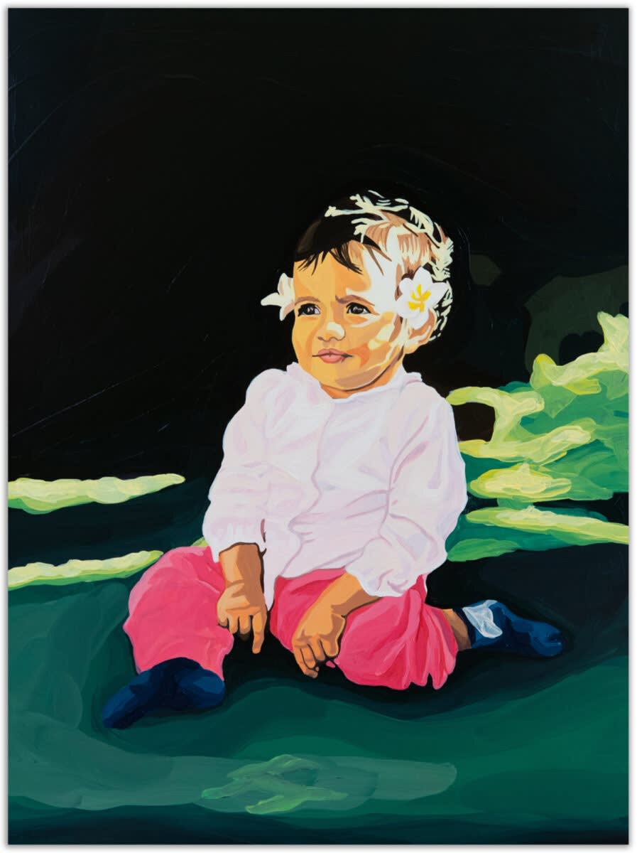 Thea Anamara Perkins Glimmer 3, 2020 acrylic on clayboard