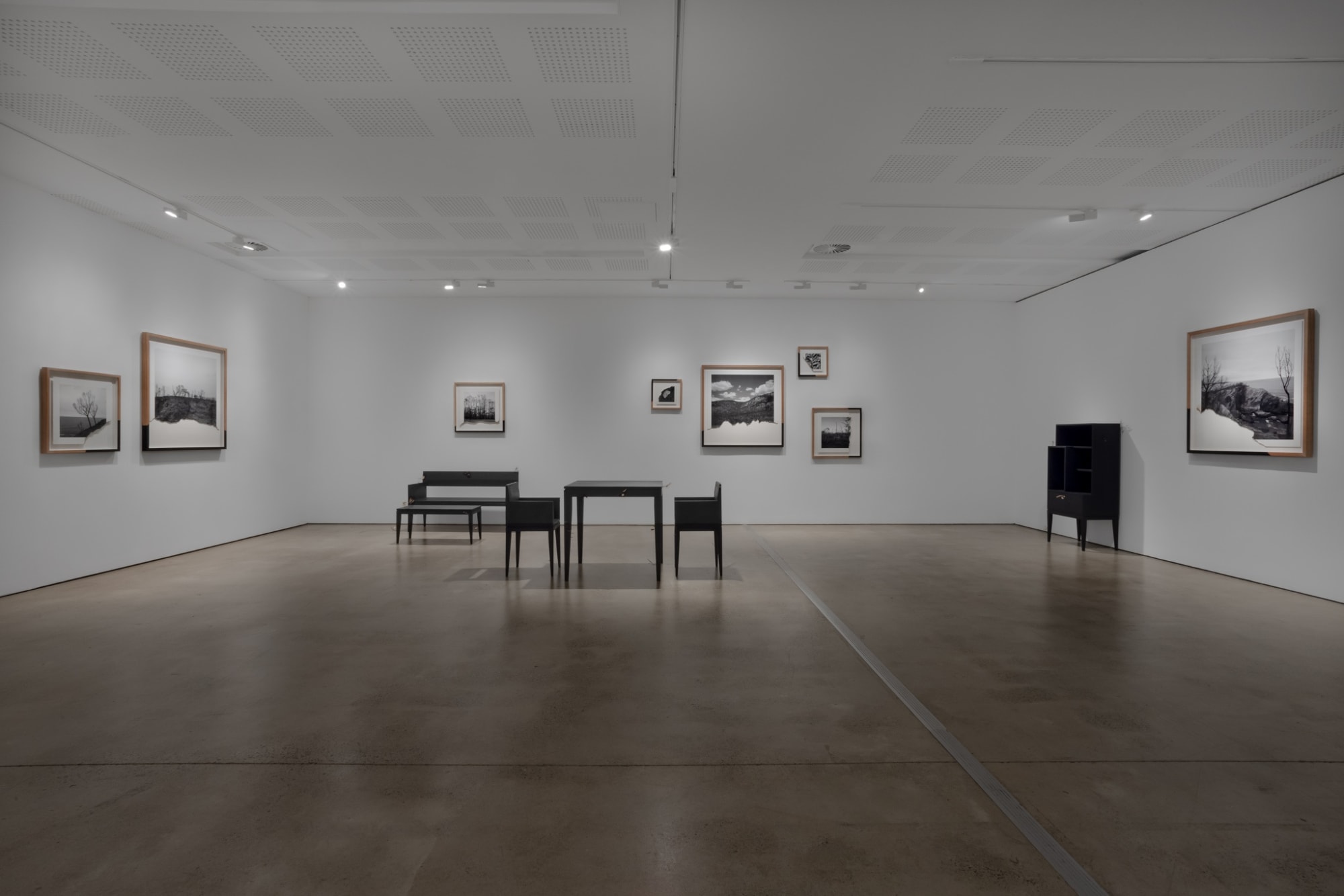 Installation view, ‘James Tylor: Turrangka…in the shadows’, UNSW Galleries, Sydney 2023 Photography: Jacquie Manning