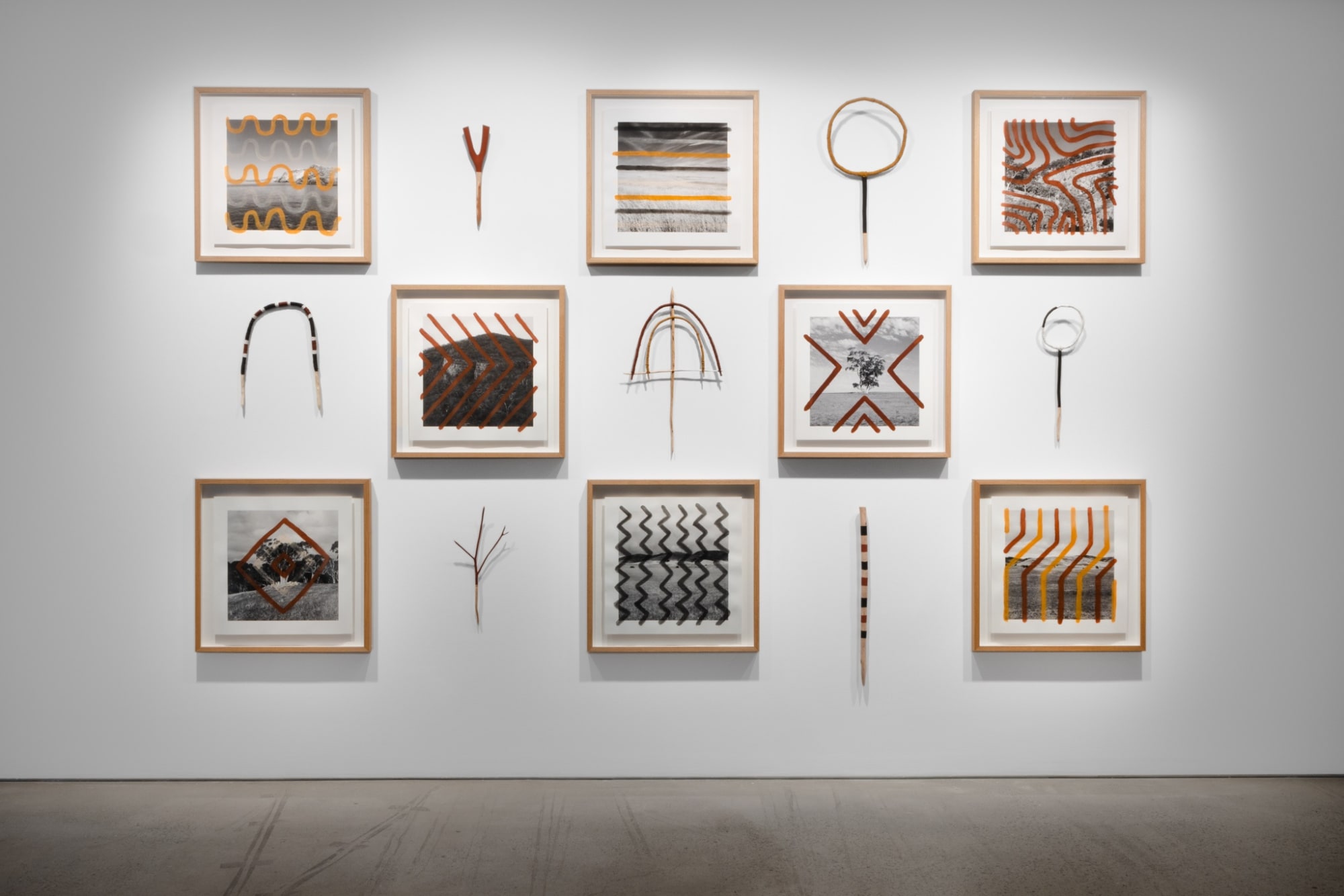 Installation view, &lsquo;James Tylor: Turrangka&hellip;in the shadows&rsquo;, UNSW Galleries, Sydney 2023 Photography: Jacquie Manning