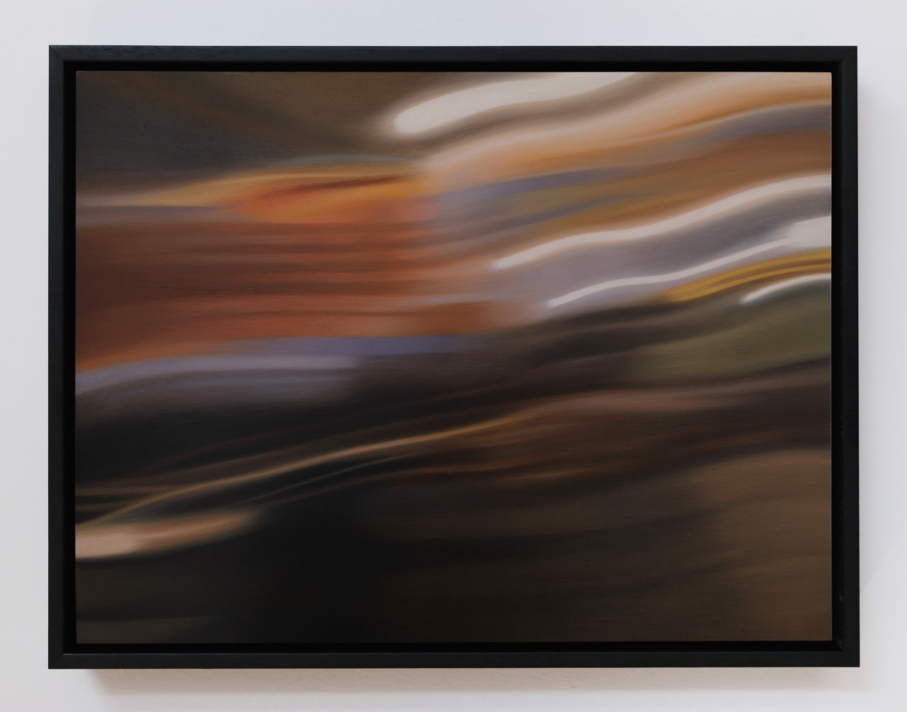 Joshua Charadia Underpass, we met halfway, 2025 oil on board 30 x 40 cm