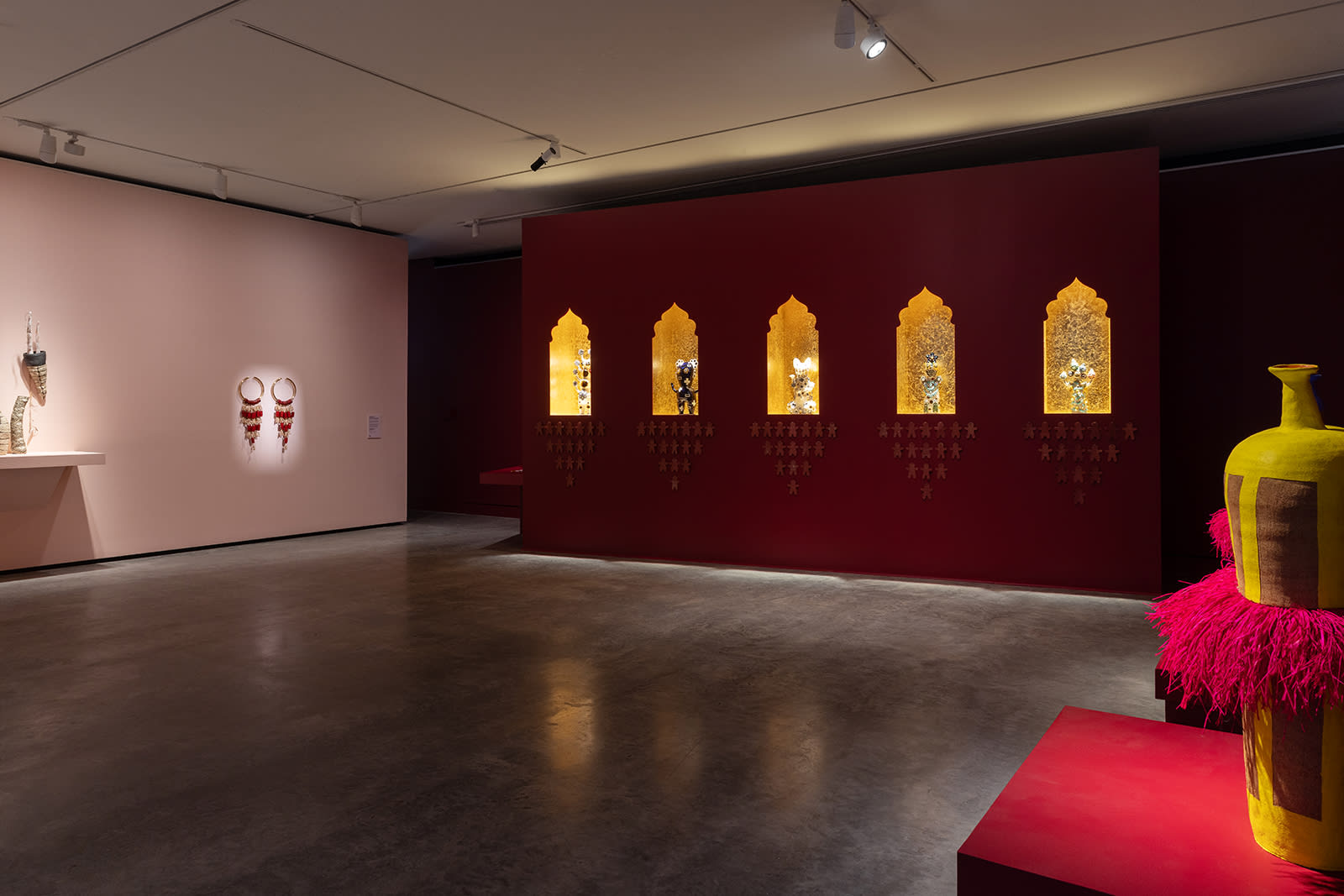 Installation view, 'Mud to Masterpiece', Maitland Regional Art Gallery, NSW 2025