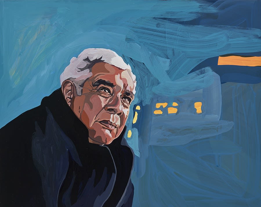 Thea Anamara Perkins Uncle Allen Madden, 2020 acrylic on clayboard